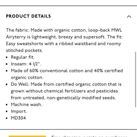 (2 pairs) Airyterry Stitched-Pocket Sweatshorts - Picture 6 of 7